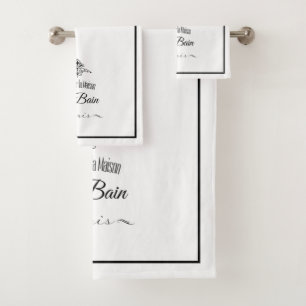 Luxe gießen Sie La Maison Tuch-Set Badhandtuch Set