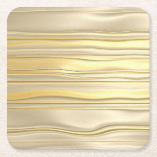 Luxe Gold Foil Silver Foil Streifen Untersetzer Se