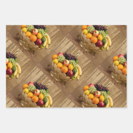 Luxe Gold Glitzer Fresh Fruchtkörbe Geschenk Welpe Geschenkpapier Set