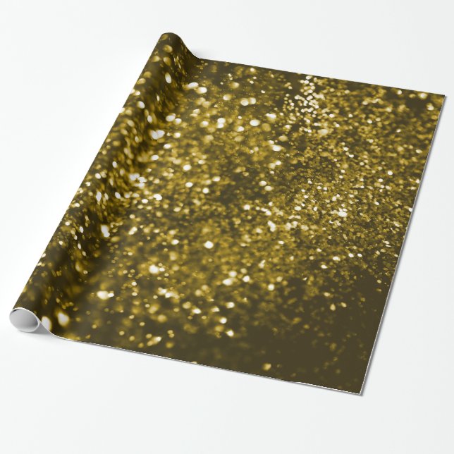 LUXE GOLD SHIMMER SIEHT PAPIERGESCHENKE WRAP AUS GESCHENKPAPIER (Ungerollt)