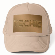 Luxe Gold Techie Khaki Hat