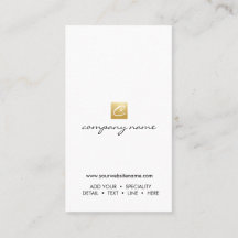 Luxe Goldlogo-Kalligraphie-Minimalistische