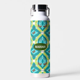 Luxe green garden art trinkflasche