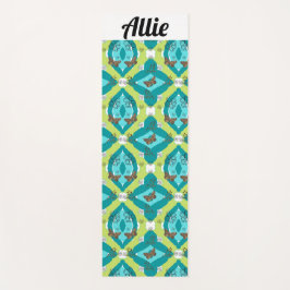 Luxe green garden art yogamatte