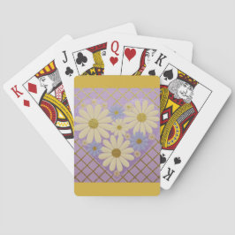Luxe Groovy Daisies Herz-Card-Deck Spielkarten