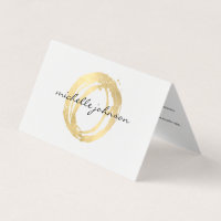 Luxe Imitate Gold lackierte Circle Salon Aftercare