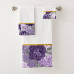 LUXE LILA FRÜHSTÜCK BADEZIMMER TOWEL SET