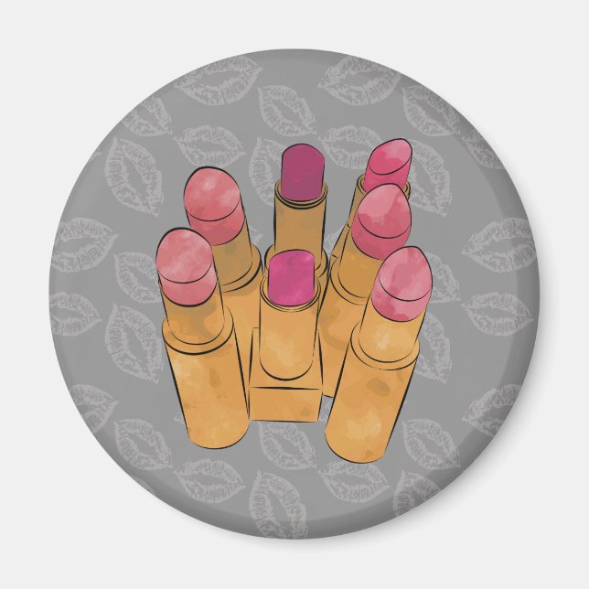 Luxe Lipstick Kiss Magnet (Vorne)