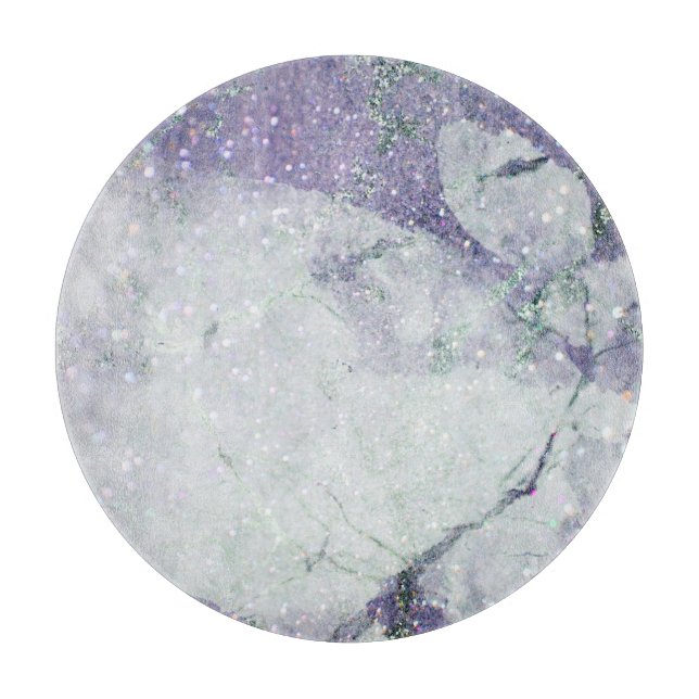 LUXE MARBLE LILA GALAXY TRAY CUTTING BOARD SCHNEIDEBRETT (Vorderseite)