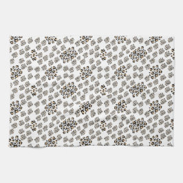 Luxe modern animalprint be brave girl geschirrtuch