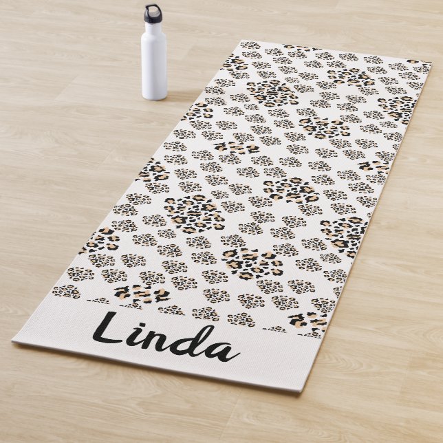 Luxe modern animalprint be brave girl yogamatte (Beispiel)