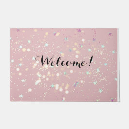 Luxe modern romantinc girl fußmatte