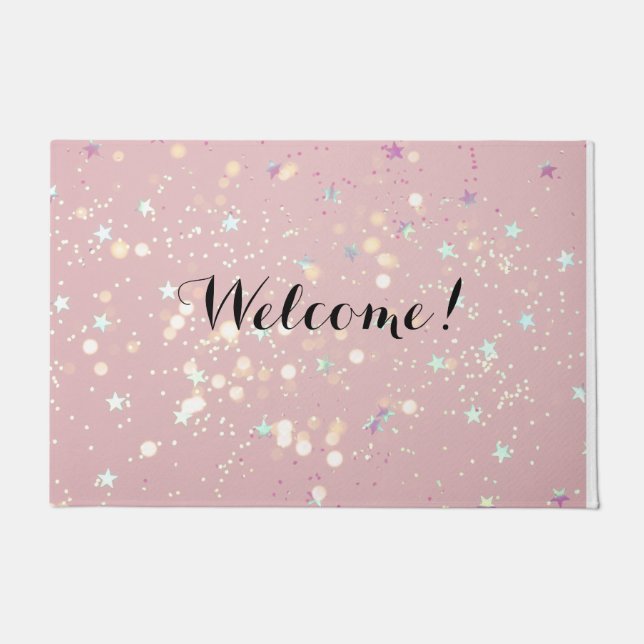 Luxe modern romantinc girl fußmatte (Vorderseite)