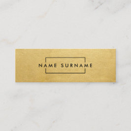 Luxe modische moderne minimale mini visitenkarte