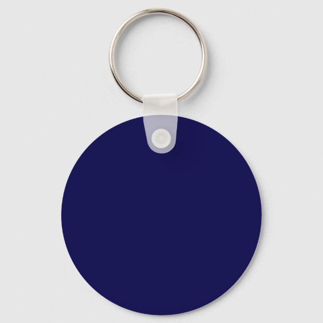 Luxe Navy CUSTOMIZABLE Schlüsselanhänger (Vorderseite)