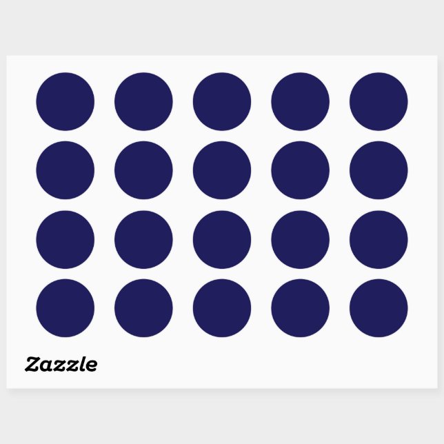 Luxe Navy CUSTOMIZABLE Stickers (Blatt)