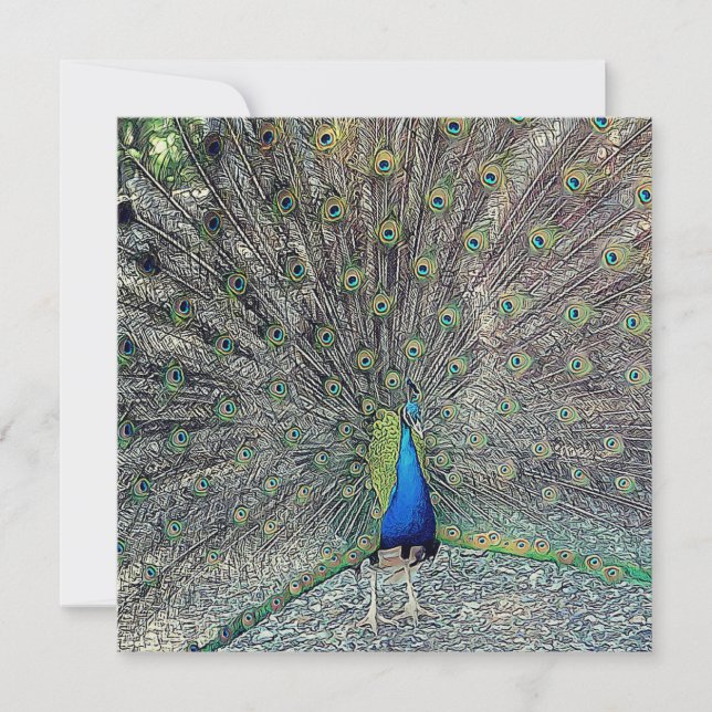 Luxe: Perlen Sie Schimmer 5,25" x 5,25" Einladung (Vorderseite)