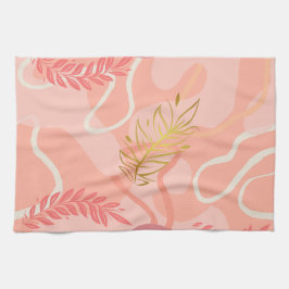 Luxe romantinc peach fuzz baby girl geschirrtuch