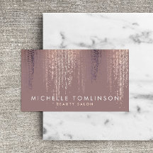Luxe Rose Gold Confetti Regenmuster