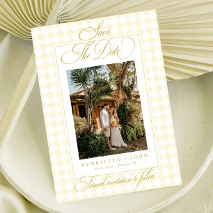 Luxe Schriftzug Zitronengelb Verfeinerte Sommerhoc Save The Date