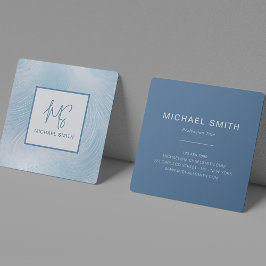 Luxe Square Business Card – Professional Quadratische Visitenkarte