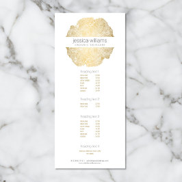 Luxe Wood Effect Art Werbekarte