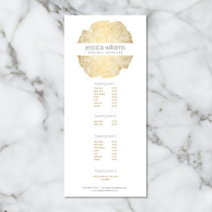 Luxe Wood Effect Art Werbekarte