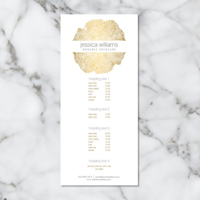 Luxe Wood Effect Art Werbekarte (Von Creator hochgeladen)