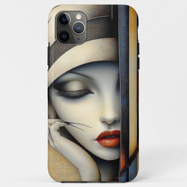 LuxEdge – Designer iPhone 15/16 Protective Case (Rückseite)