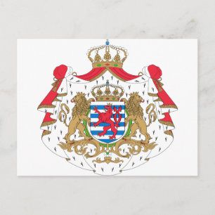 Luxembourg Coat of Arms Postkarte