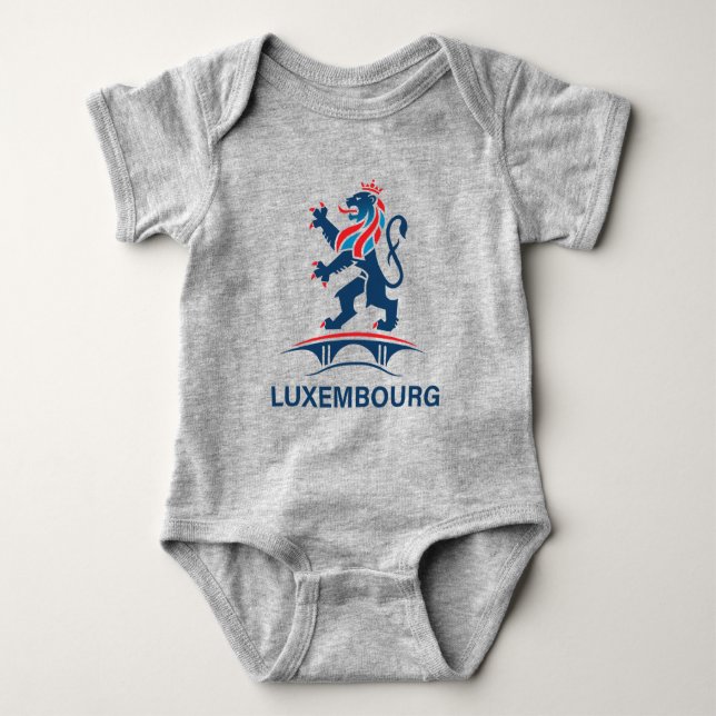 Luxembourg Europe Baby Strampler (Vorderseite)