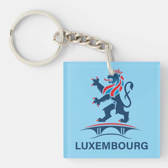 Luxembourg Europe Schlüsselanhänger (Vorderseite)