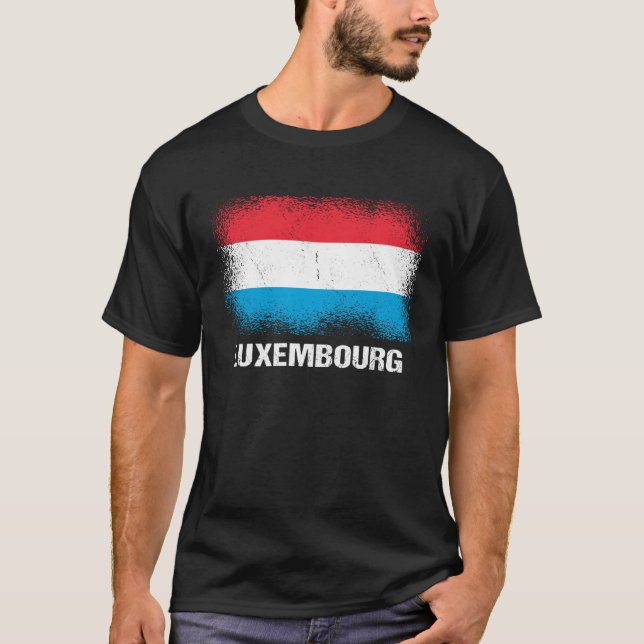 Luxembourger Flag Luxembourg T-Shirt (Vorderseite)