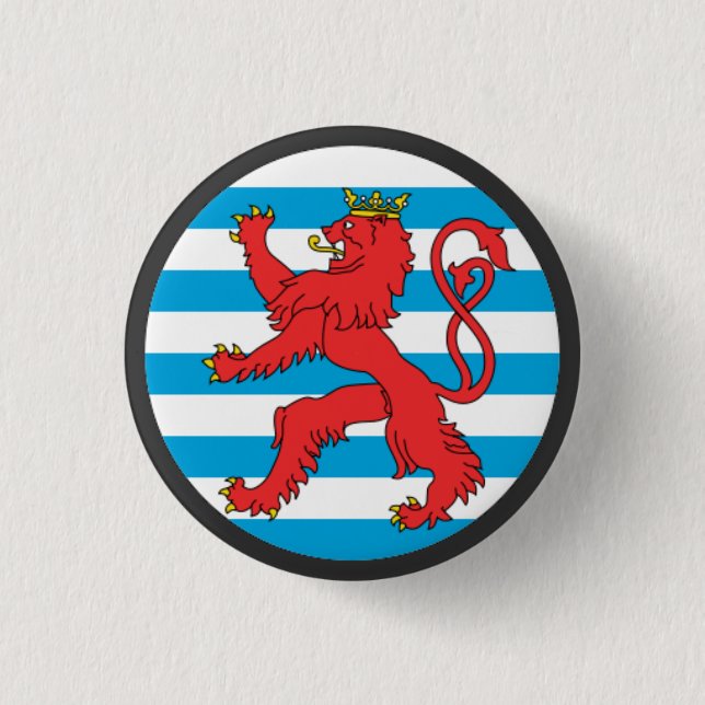 Luxemburg-Abzeichen - zivile Flagge Button (Vorderseite)