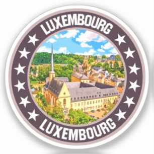 Luxemburg Aufkleber