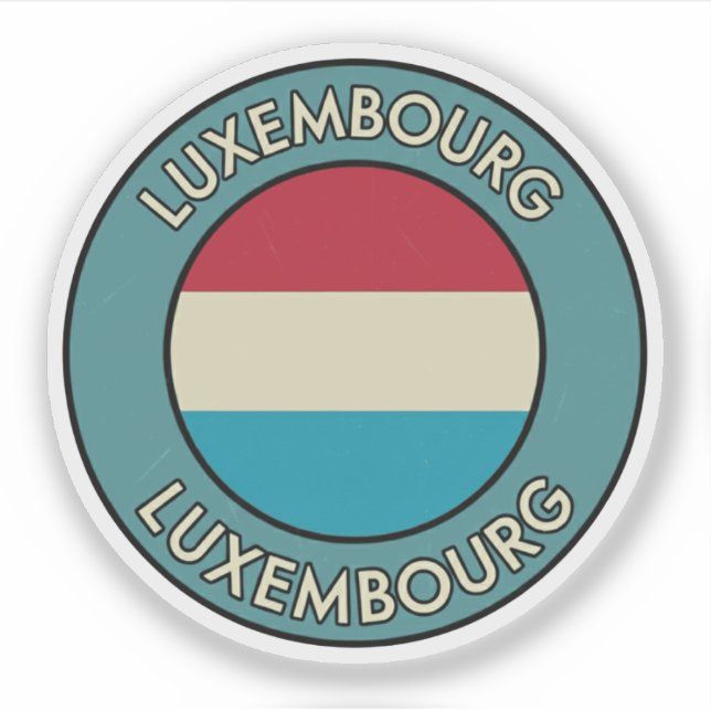 Luxemburg Aufkleber (Vorderseite)