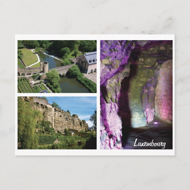 Luxemburg City Caverns Postcard Postkarte (Vorderseite)
