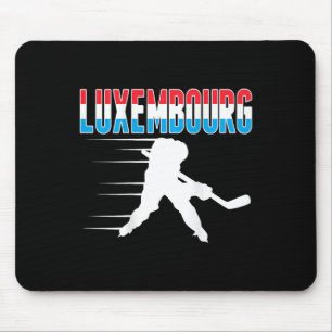 Luxemburg Eishockeyfans Trikot Luxemburgisch Ho Mousepad
