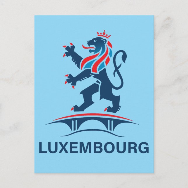 Luxemburg Europa Postkarte (Vorderseite)
