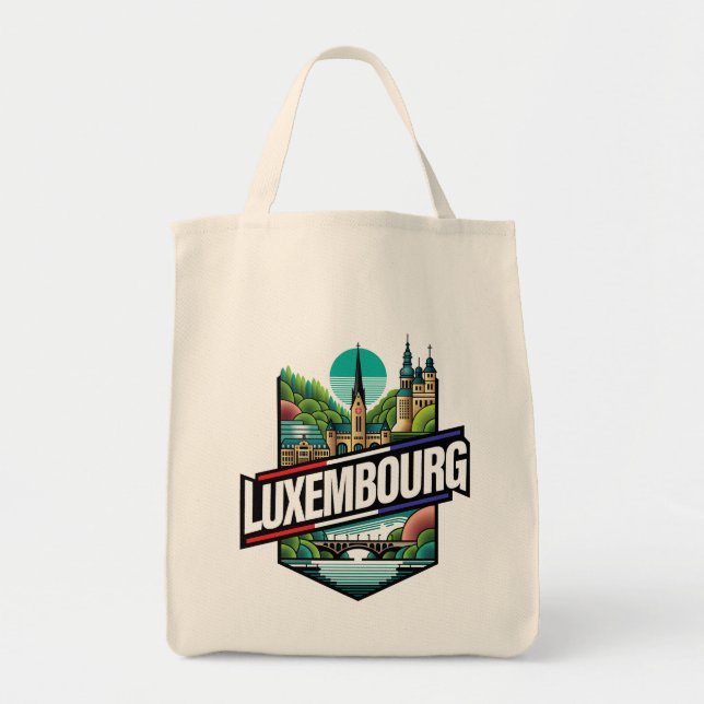 Luxemburg Europa Tragetasche (Vorne)