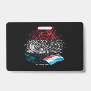 Luxemburg Flagge Ausweis