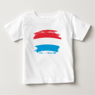 Luxemburg-Flagge Baby T-shirt