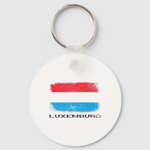 Luxemburg-Flagge Europa Reise Urlaub Europa Luxus Schlüsselanhänger