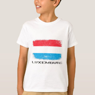 Luxemburg-Flagge Europa Reise Urlaub Europa Luxus T-Shirt