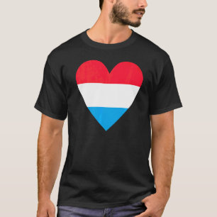 Luxemburg - Flagge Luxemburg Reisen Luxemburger Lu T-Shirt