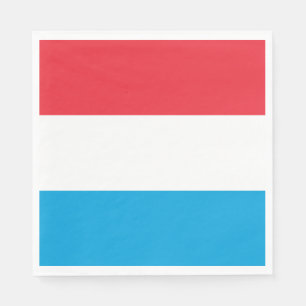 Luxemburg-Flagge Serviette