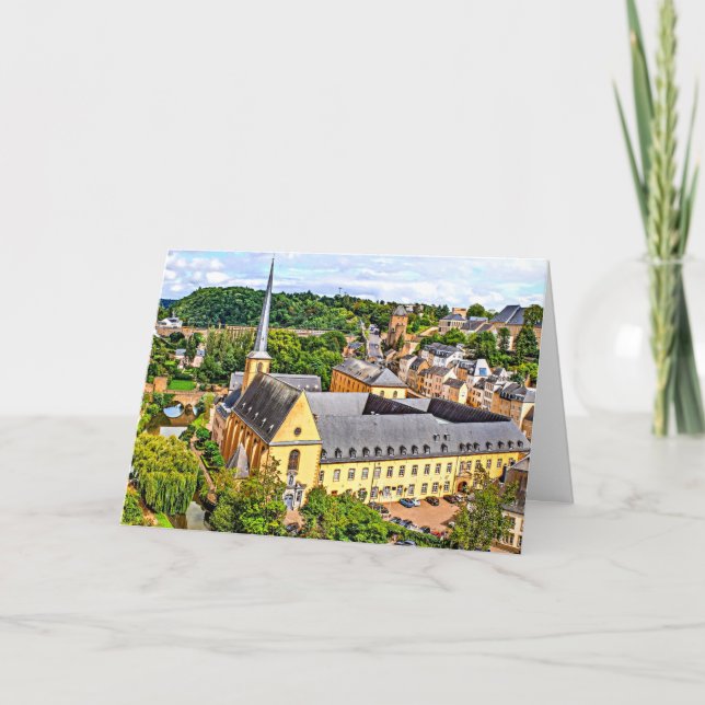 Luxemburg Fotokarte Karte (Vorderseite)