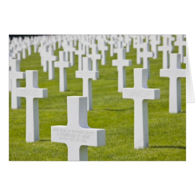 Luxemburg, Hamm. Militärischer Friedhof der USA (Vorderseite (Horizontal))