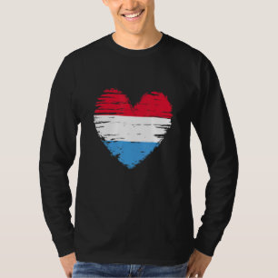 Luxemburg Herzstück Luxemburger Flagge Luxemburg P T-Shirt