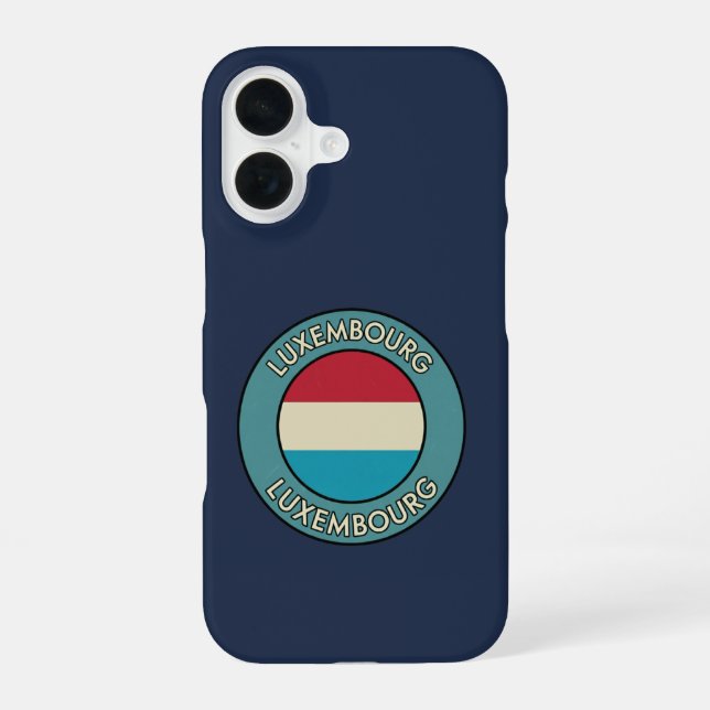 Luxemburg iPhone 16 Hülle (Rückseite)